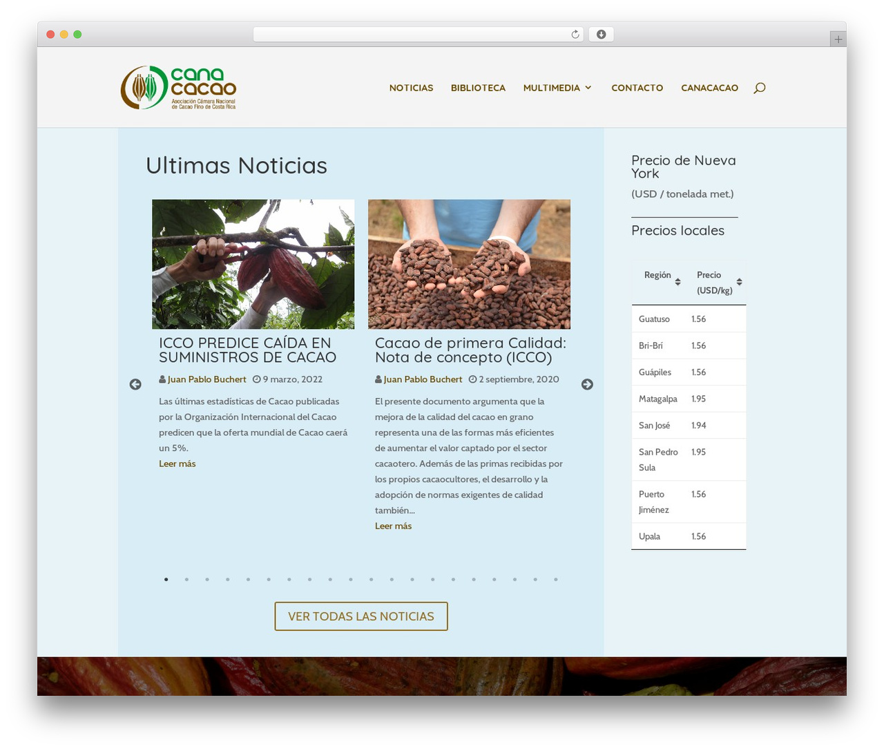 WordPress theme Divi - canacacao.org WordPress theme Divi - canacacao.org