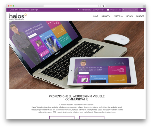 WordPress theme Hydrogen - halos.be