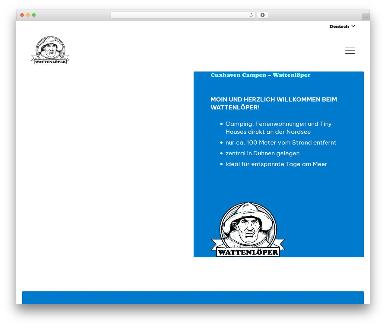 WordPress theme Impreza - wattenloeper.de