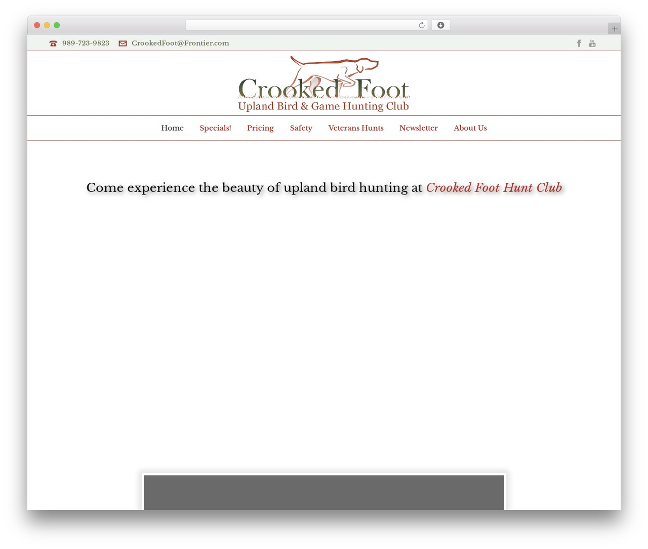 WordPress theme Jupiter - crookedfoothuntclub.com