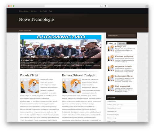 WordPress theme Xanthos - click-welt.de
