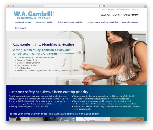 WordPress website theme Beaver Builder Theme - wagambrill.net