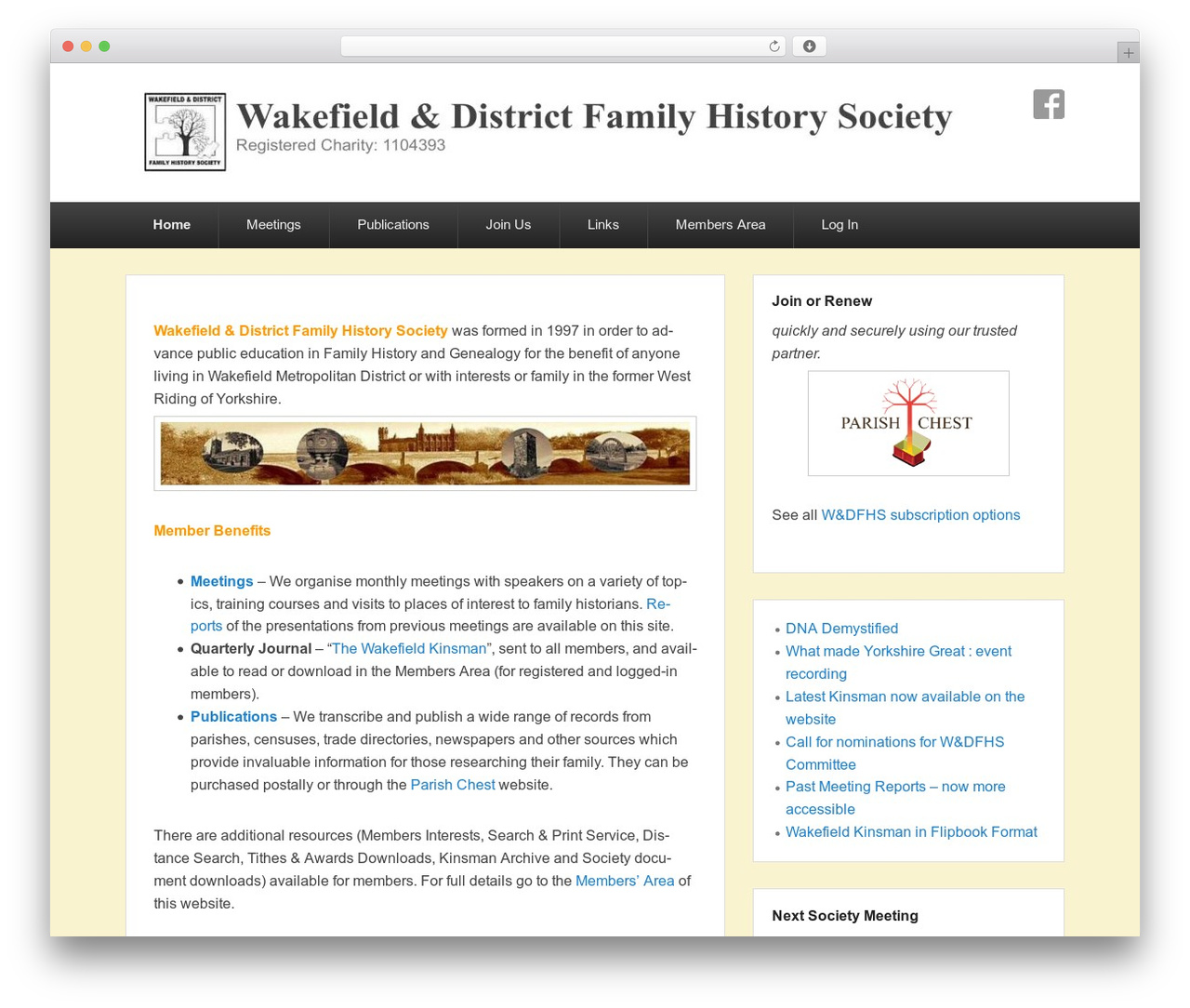 WordPress website theme Catch Evolution - wdfhs.co.uk