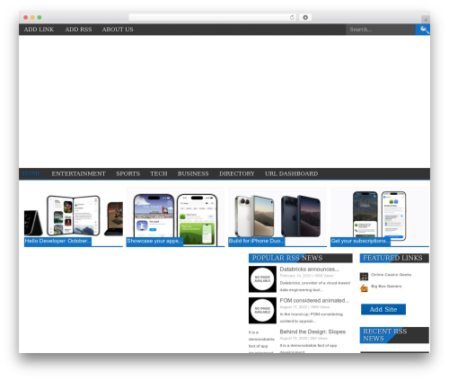 Ambro WordPress theme - directory-news.com