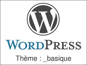 _basique WordPress theme by S?bastien M?ric