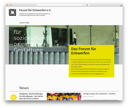Basis WordPress theme - forum-entwerfen.de