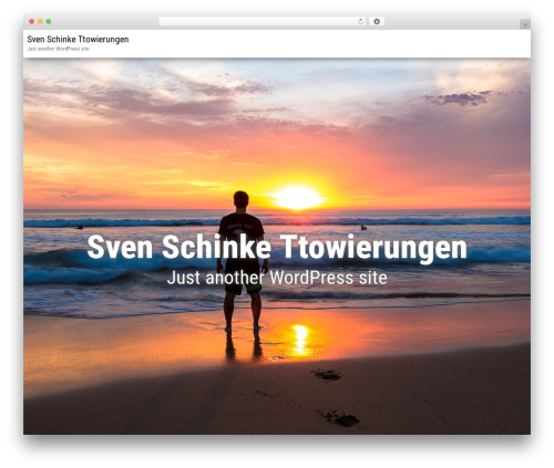 Bulk free WordPress theme - svenschinke.de