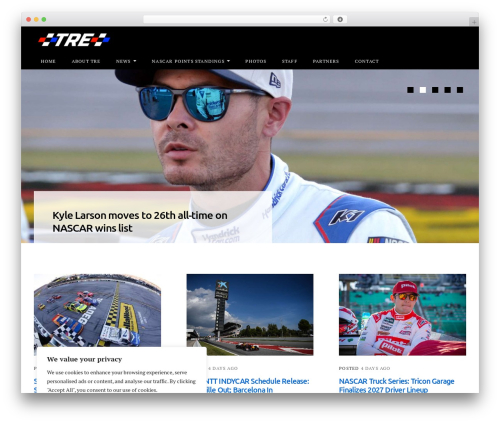 Carmack WordPress theme - theracingexperts.com