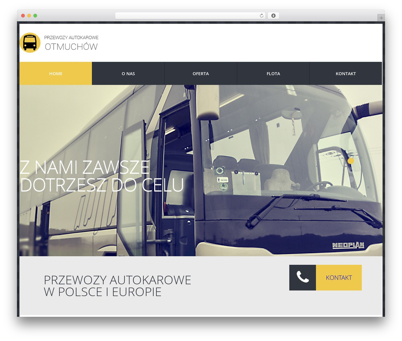 cherry WordPress theme - autokary-otmuchow.pl