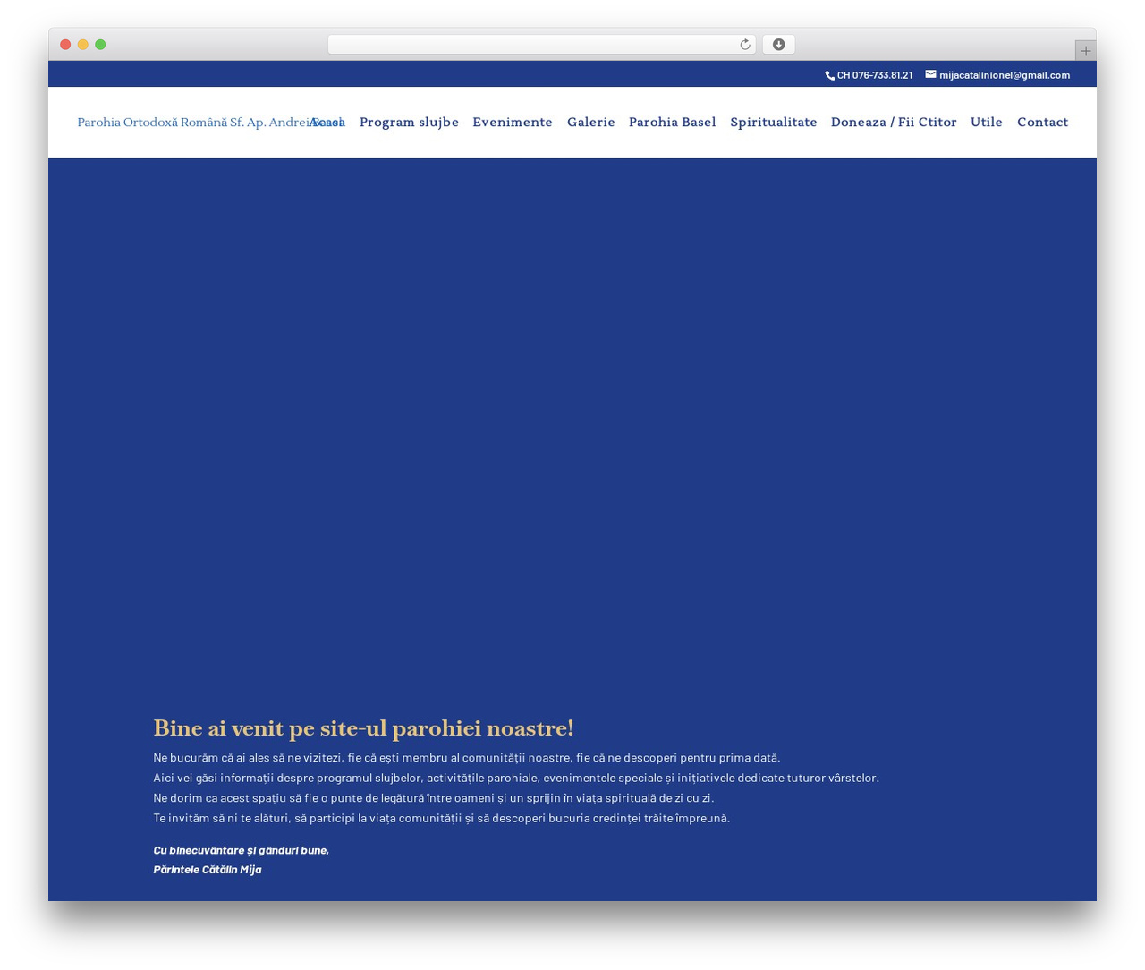 Divi WordPress theme - biserica-basel.ch