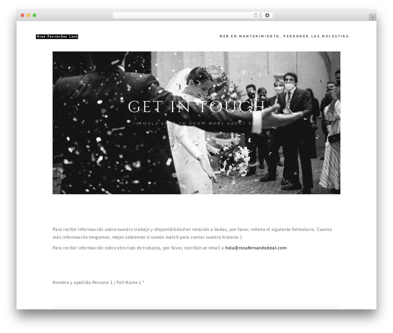 Objektiv theme WordPress - rosafernandezleal.com