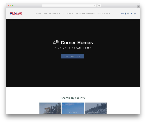 Peak WordPress theme - 4thcornerhomes.com