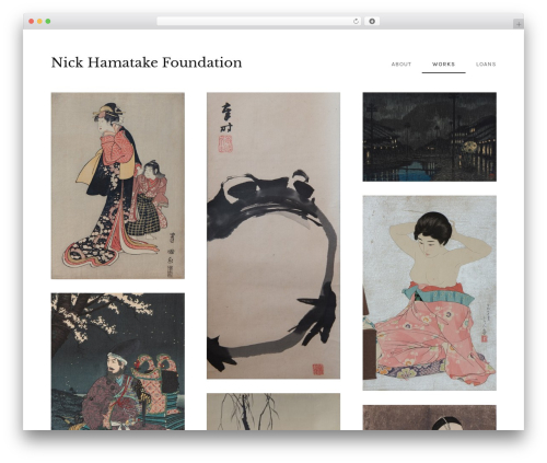 Qua WordPress theme - hamatake.org