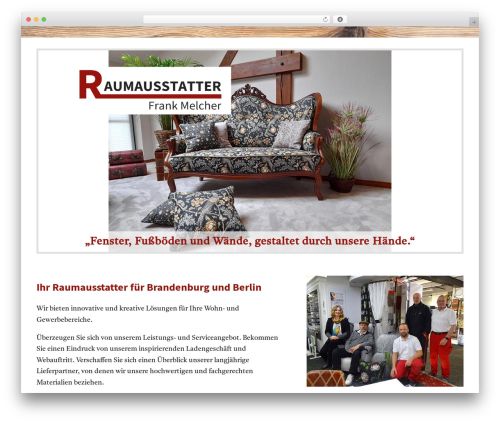 Theme WordPress Divi - raumausstatter-frankmelcher.de