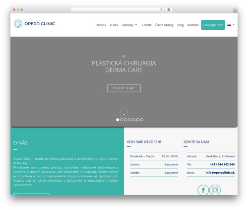 Theme WordPress Laboratory - operaclinic.sk