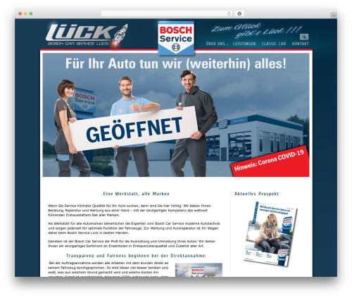 Theme WordPress Prestige Ultimate Wordpress Theme - bosch-service-lueck.de