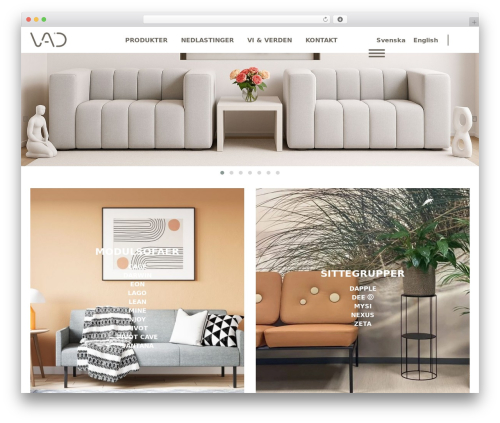 Vad WordPress theme - vad.no