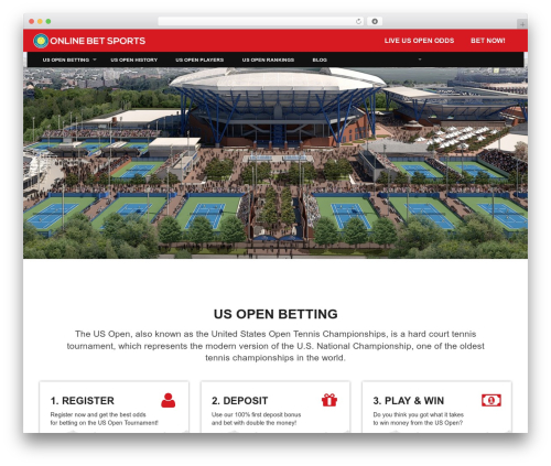 Volare WordPress theme - onlinebetsports.com