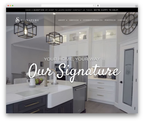 WordPress theme Kava - signaturehome.ca