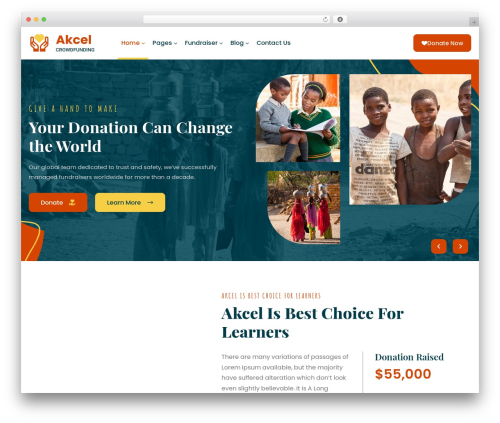 WordPress theme Akcel - akcel.wprdx.com/demo