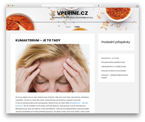 WordPress theme Amphibious - vperine.cz