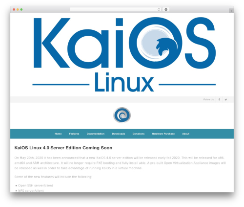 WordPress theme Shuttle - kaios.org