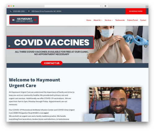 XT Framework premium WordPress theme - haymountuc.com