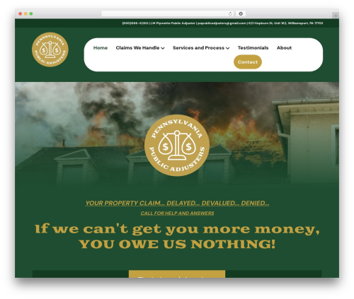 Beaver Builder Theme WordPress theme - papublicadjusters.com