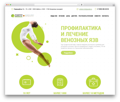 Clean theme theme WordPress - antiulcer.ru