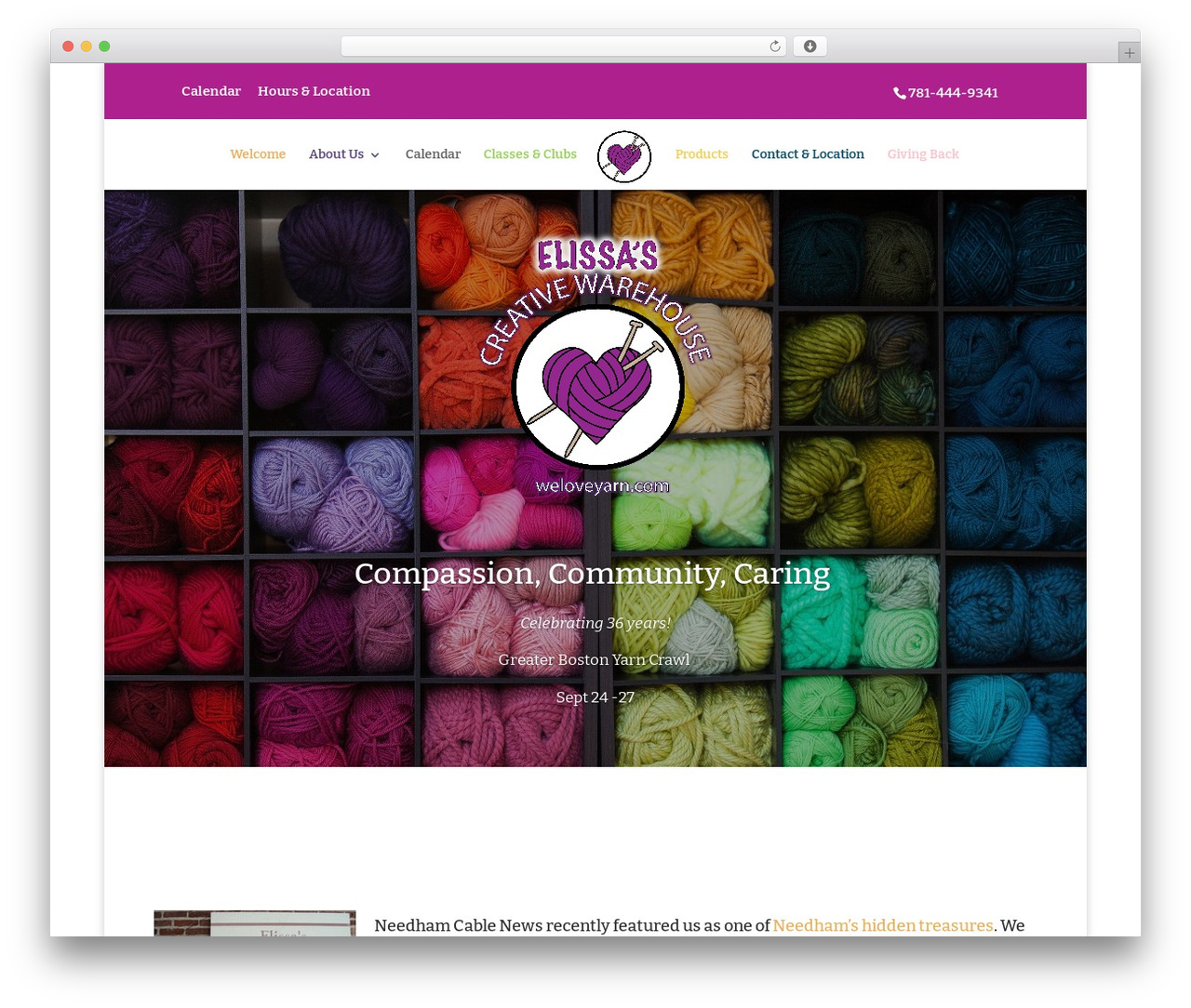 Divi WordPress ecommerce theme - weloveyarn.com Divi WordPress ecommerce theme - weloveyarn.com