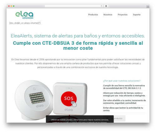 Elea theme WordPress - elea-soluciones.es