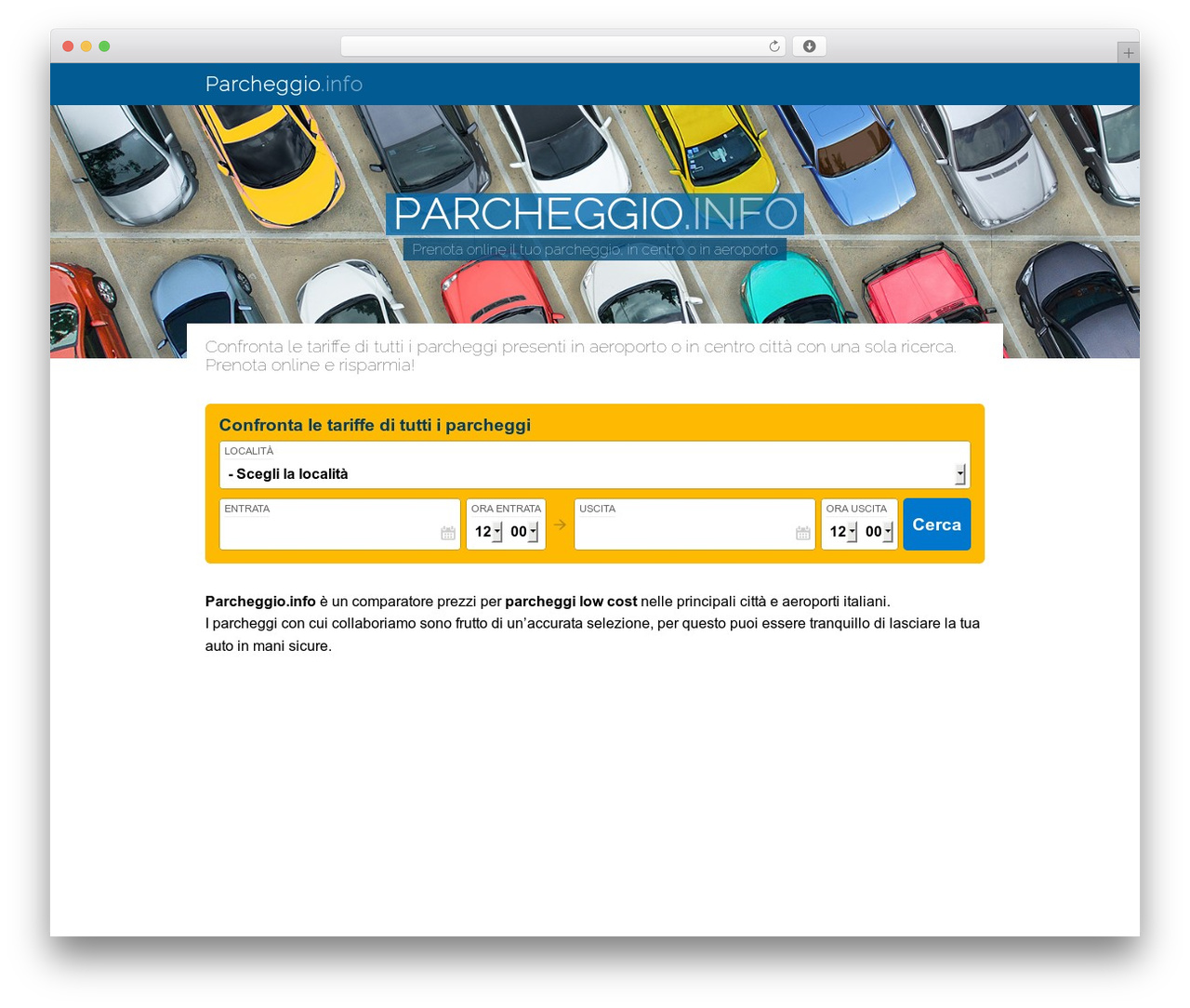 eJamo.com WordPress theme design - parcheggio.info