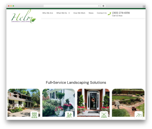 Teampress WordPress plugin - helmgardeners.com