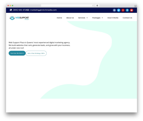 Hello Elementor WordPress theme - websupportplaza.com