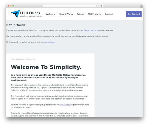 Hovercraft top WordPress theme - littlebizzy.net