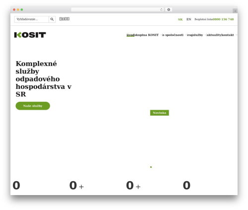 kosit WordPress theme - kosit.sk