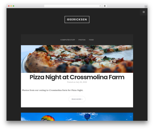 Nord Theme WordPress theme - gsericksen.com Nord Theme WordPress theme - gsericksen.com