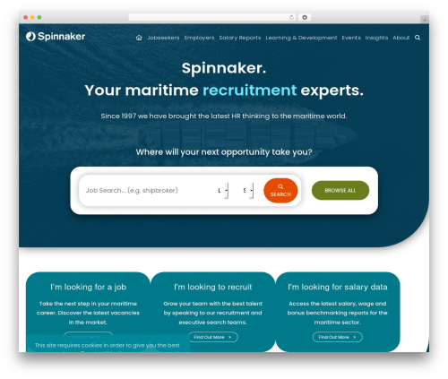 Breakdance WordPress plugin - spinnaker-global.com