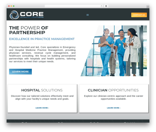 Thegem elements WordPress plugin - coreclinicalpartners.com