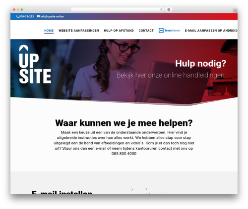 Theme WordPress Divi - upsite.help