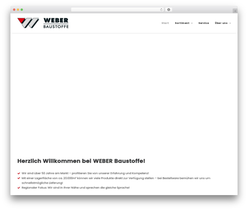 Sticky Popup (sticky-popup) free WordPress plugin - weber-baustoffe.de