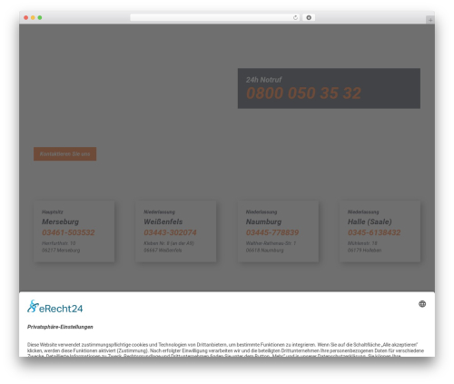 WordPress theme Divi - swientek-glaeser.de