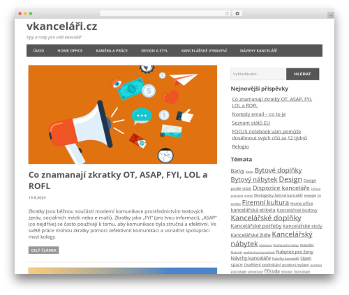 WordPress theme Minimize - vkancelari.cz