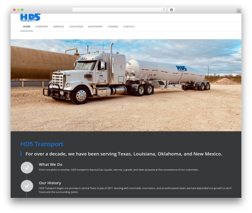 WordPress theme Plastic - hd5transport.com