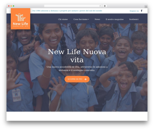 WordPress website theme UnderStrap - newlifeonlus.org