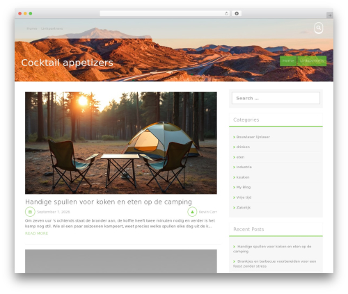 Aldehyde WordPress theme - cocktails-appetizers.be