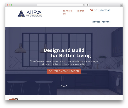 Alleva Construction WordPress theme - allevaconstruction.com