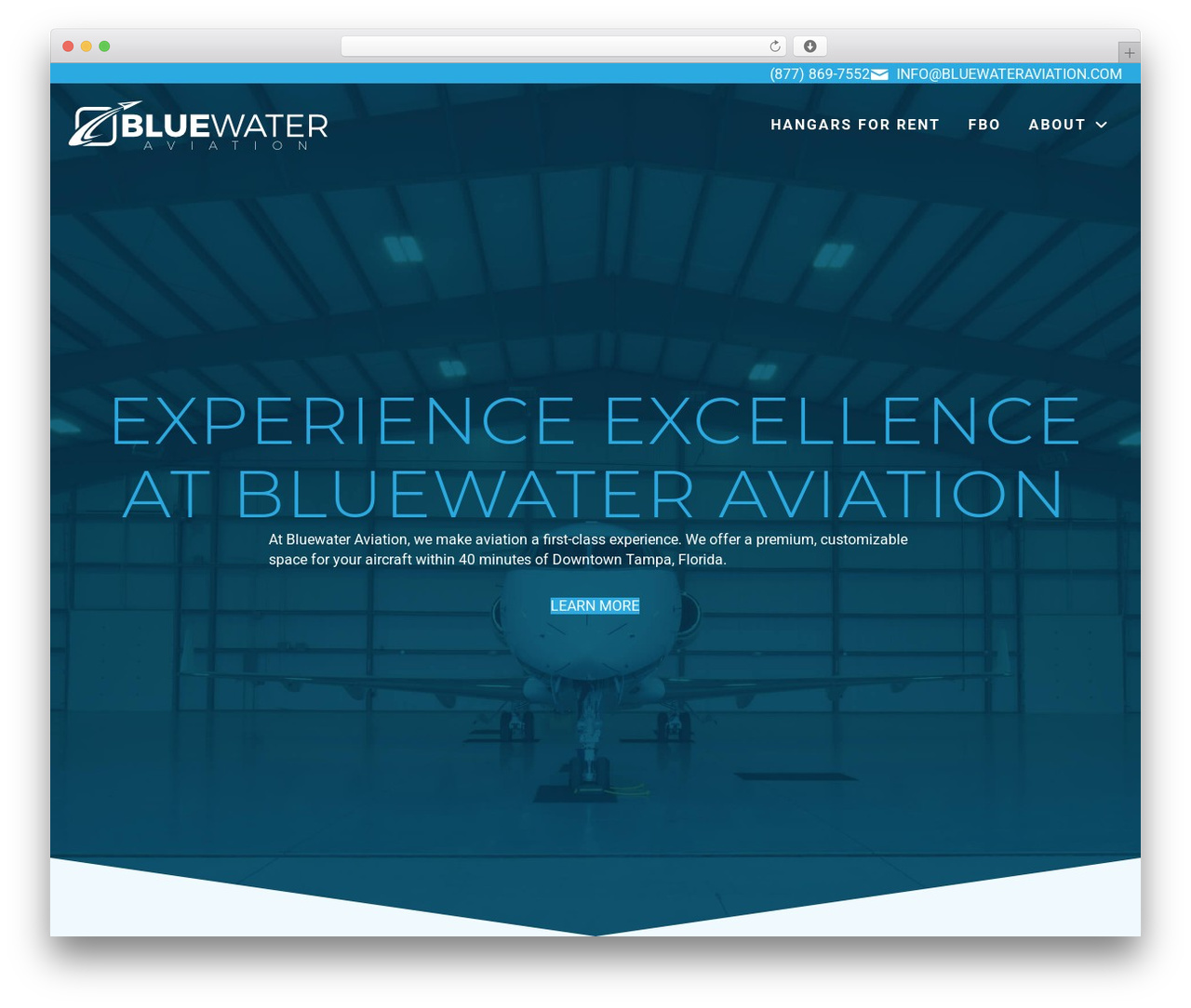 Beaver Builder Theme WordPress page theme - bluewateraviation.com