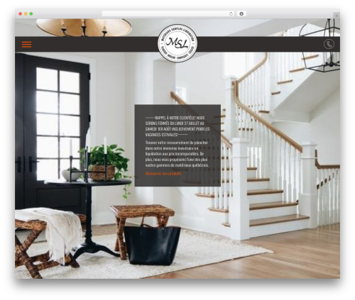 Bravad WordPress theme - materiauxsurplus.com