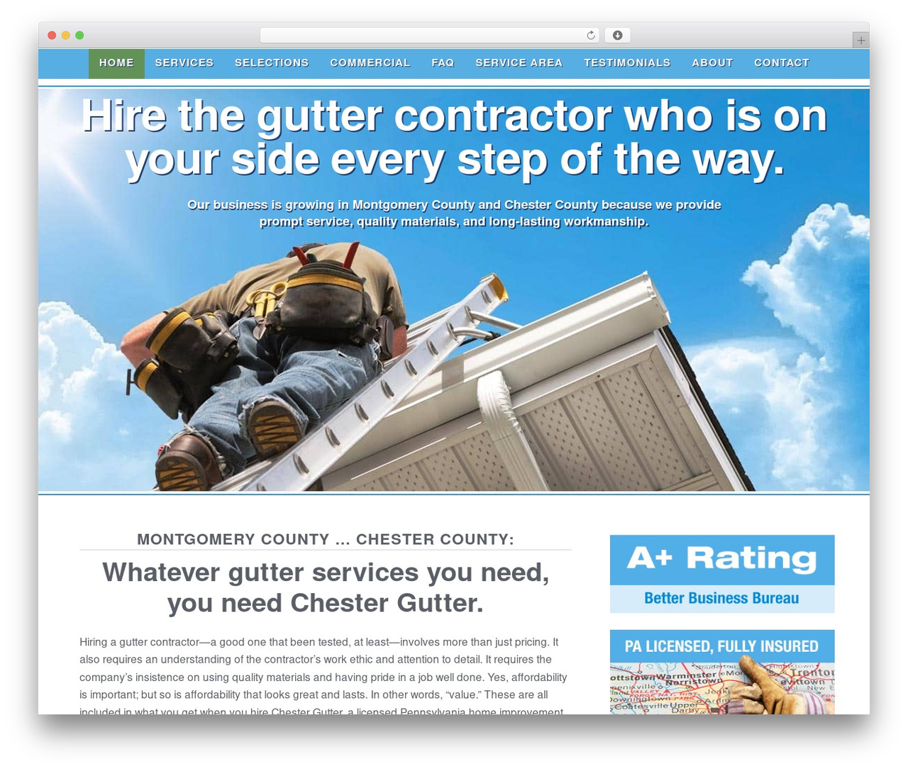 Builder WordPress website theme - chestergutter.com Builder WordPress website theme - chestergutter.com